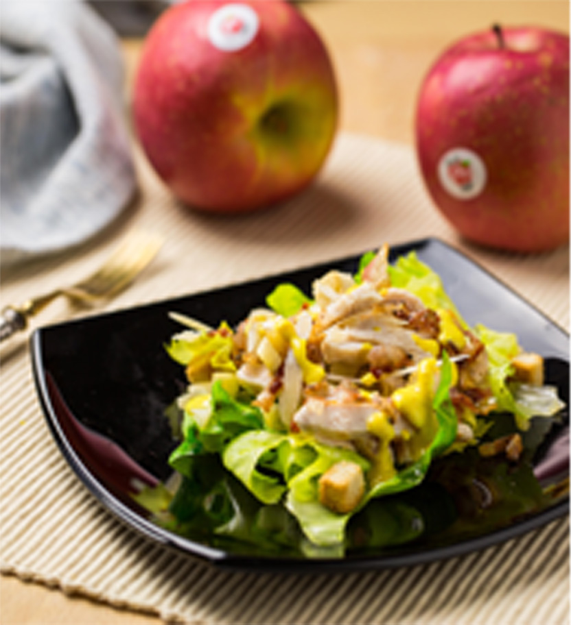 Foto di mele in insalata